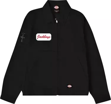Куртка Cactus Jack by Travis Scott x Dickies JACKBOYS Work Jacket 'Black', черный