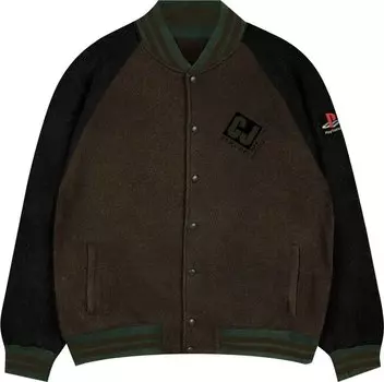 Куртка Cactus Jack by Travis Scott x PlayStation Crew Varsity Jacket 'Brown', коричневый