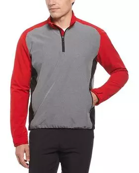 Куртка Callaway Long Sleeve 1/4 Zip Wind Jacket, цвет Tango Red