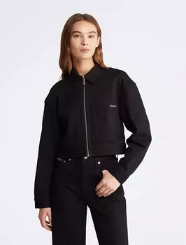 Куртка Calvin Klein Cropped Zip, кремовый