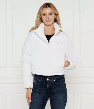 Куртка CALVIN KLEIN JEANS Cropped Fit, белый