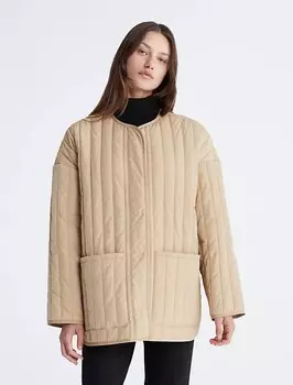 Куртка Calvin Klein Quilted Liner, бежевый