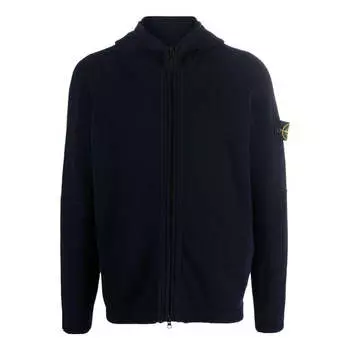 Куртка cardigan jacket 'black' Stone Island, черный