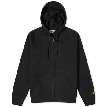 Куртка Carhartt Wip Hooded Chase, цвет Black & Gold