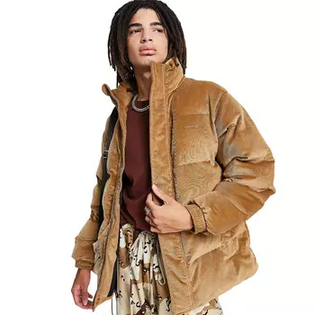 Куртка Carhartt WIP Layton Corduroy Puffer, светло-коричневый