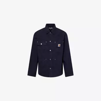Куртка Carhartt Wip Walter Chore с накладными карманами, синий