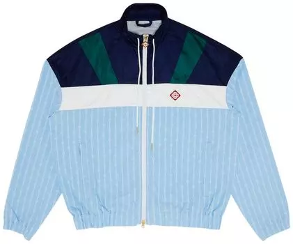 Куртка Casablanca Track Jacket 'Pin Stripe', синий