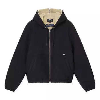 Куртка casentino wool work jacket 'black' Stussy, черный