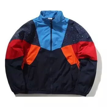 Куртка cf series x chenpeng crossover new york fashion week splash ink куртка парные Куртка в стиле Li-Ning, синий