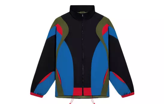 Куртка CF Tracing унисекс, цвет черный/зеленый мох Lining