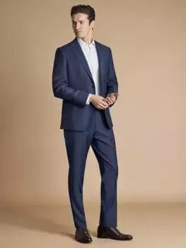 Куртка Charles Tyrwhitt Slim FIt Wool Suit, цвет indigo blue