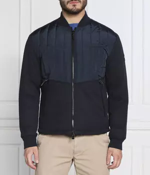 Куртка черного цвета Regular fit Boss, синий