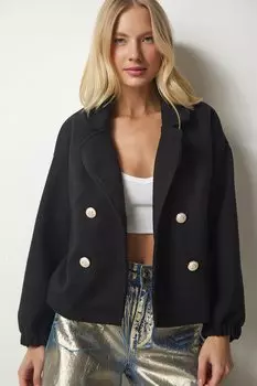 Куртка - Черный - Классический крой Happiness stanbul, черный