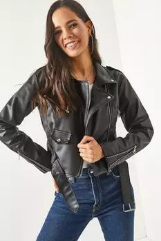 Куртка - Черный - Классический крой Olalook, черный