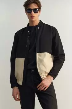 Куртка - Черный - Классический крой Trendyol, черный