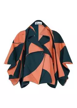 Куртка circular tiles 132 5. Issey Miyake, синий