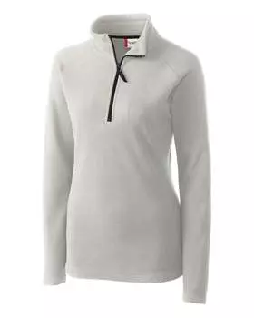 Куртка Clique Summit Lady из микрофлиса с застежкой-молнией на половину длины, серебряный