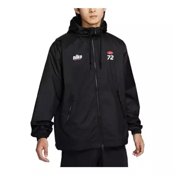 Куртка club jacket 'black' Nike, черный