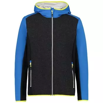 Куртка CMP 30M2027 Hooded Fleece, черный