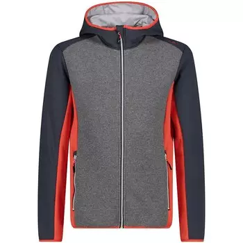 Куртка CMP 30M2027 Hooded Fleece, серый