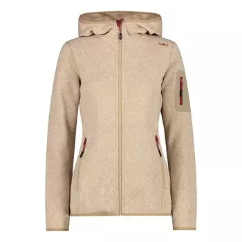 Куртка CMP 3H19826 Hooded Fleece, бежевый
