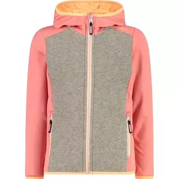 Куртка CMP Fix Hood Girl 30M2175, оранжевый