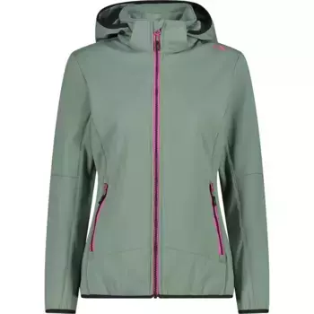 Куртка CMP Zip Hood 32A0456 softshell, зеленый