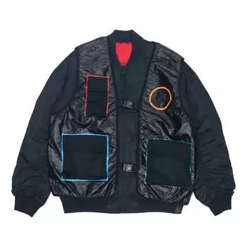 Куртка cny padded outerwear jacket 'black' Converse, черный