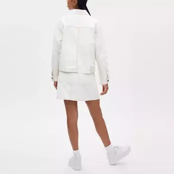 Куртка Coach Outlet из твила из органического хлопка и переработанного полиэстера, цвет Off White