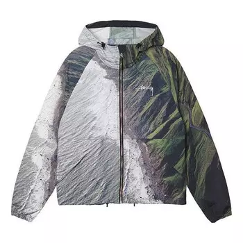 Куртка coastline beach shell 'multicolor' Stussy, мультиколор