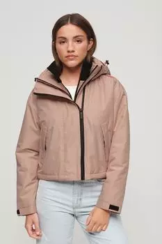 Куртка Code Windcheater с капюшоном Superdry, розовый