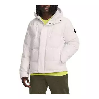 Куртка coldgear infrared down crinkle jacket 'white' Under Armour, белый