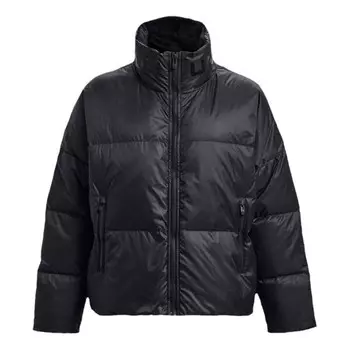 Куртка coldgear infrared down puffer jacket 'black' Under Armour, черный