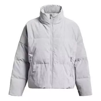 Куртка coldgear infrared down puffer jacket 'halo grey' Under Armour, серый