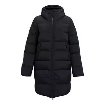 Куртка coldgear infrared long down jacket 'black' Under Armour, черный
