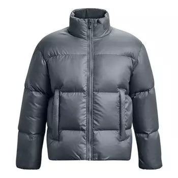 Куртка coldgear infrared puffer jacket 'grey blue' Under Armour, серый