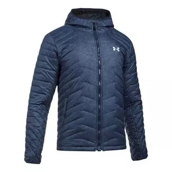 Куртка coldgear reactor hooded jacket 'navy' Under Armour, синий