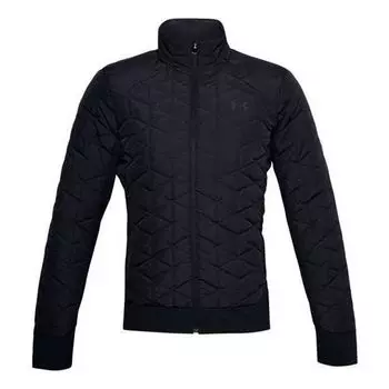 Куртка coldgear reactor run hybrid jacket 'black' Under Armour, черный