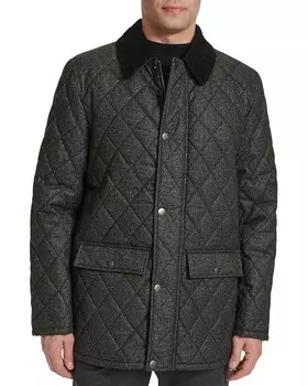 Куртка Cole Haan Diamond Quilted Barn Jacket, угольный