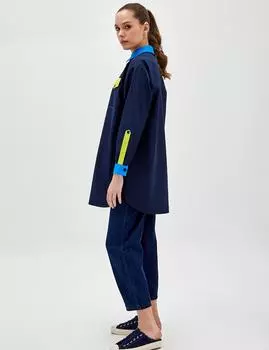 Куртка Color Garnish Темно-Синяя Kayra