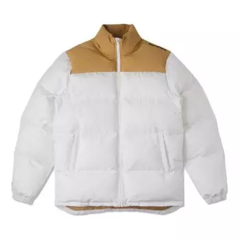 Куртка colorblock down jacket 'white tan' Converse, белый