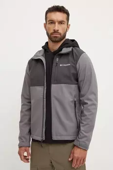 Куртка Columbia Ascender Softshell для отдыха на открытом воздухе, серый