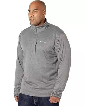 Куртка Columbia Big & Tall Park View Fleece 1/2 Zip, цвет City Grey Heather