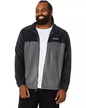 Куртка Columbia Big & Tall Steens Mountain Full Zip 2.0, цвет Black/Grill