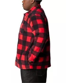 Куртка Columbia Big & Tall Steens Mountain Printed Shirt Jacket, цвет Mountain Red Check Print