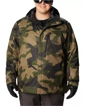 Куртка Columbia Big & Tall Whirlibird IV Interchange, цвет Stone Green Mod Camo Print
