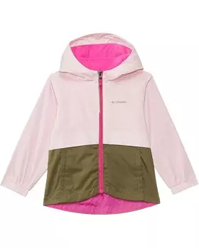 Куртка Columbia Kids Rain-Zilla II Jacket, цвет Satin Pink/Stone Green