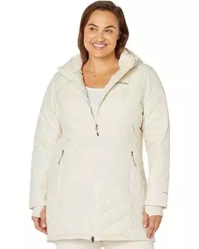 Куртка Columbia Plus Size Heavenly Long Hooded, цвет Chalk