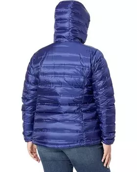 Куртка Columbia Plus Size Pebble Peak Down Hooded Jacket, цвет Dark Sapphire