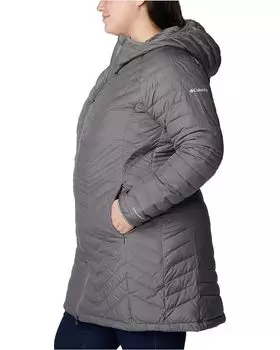 Куртка Columbia Plus Size Powder Lite Mid Jacket, цвет City Grey